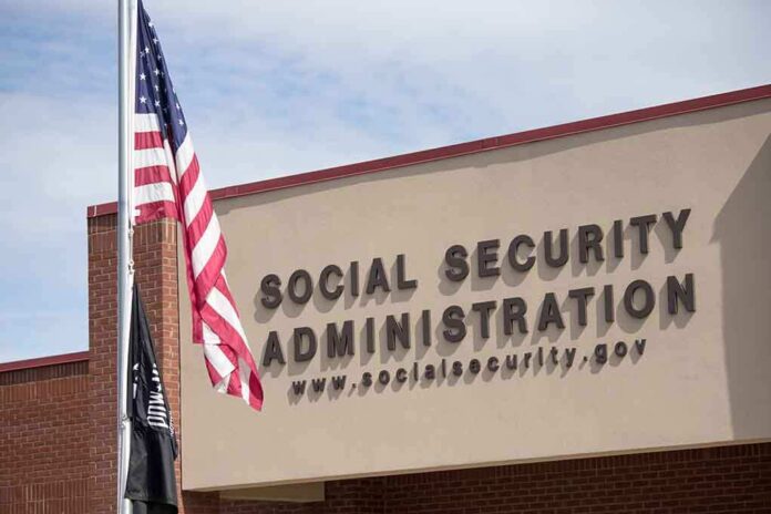 1332438944 featured image Social Security Administration building with American flag.