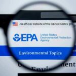 EPA website screenshot under magnifying glass