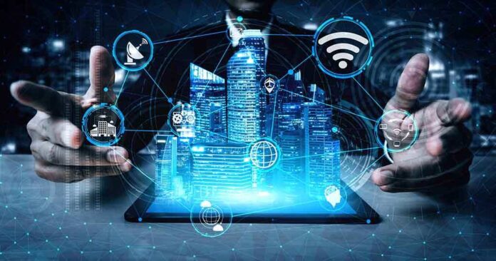 1563192715 featured image Holographic city above tablet with technology icons.