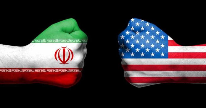 1086543533 featured image Two fists with Iran and USA flags oppose