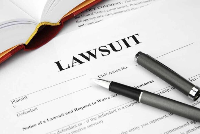 93505339 featured image Legal document titled Lawsuit with pen and book