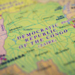 Map showing the Democratic Republic of the Congo