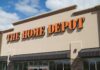 Exterior view of a Home Depot store with large signage