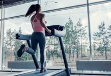 woman in gym