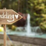 wedding sign