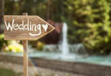 wedding sign