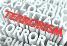 The word Terrorism highlighted among other words.
