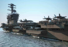 Legendary USS Nimitz HUMILIATES China One Last Time Aircraft carrier deck with jet planes.