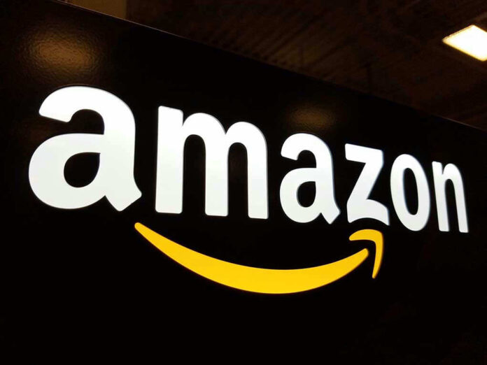 655556107 Amazon logo with yellow curved arrow underneath.