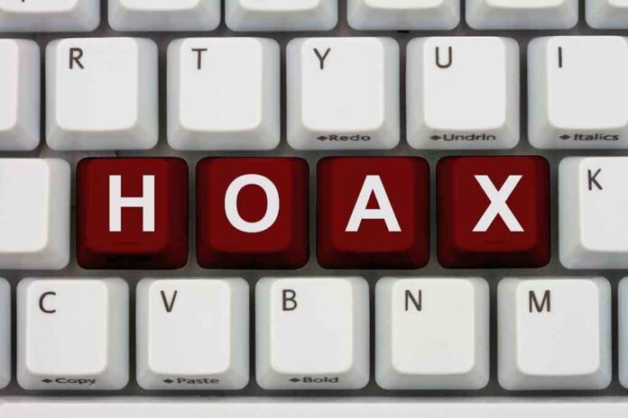 shutterstock_157878179.jpg Close-up of a computer keyboard with the word HOAX spelled out in red keys