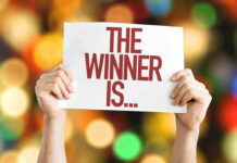 Republican VICTORY — Stronghold SECURE Hands holding a sign reading The Winner Is...