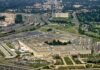 Pentagon PROBES Kelly DEEPER — SHOCKING Escalation Aerial view of the Pentagon surrounded by highways and urban areas