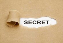 Trump Tower Secret Nobody Was Told About A torn piece of brown paper revealing the word SECRET underneath