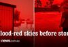 Apocalyptic Red Sky Ignites Viral Panic