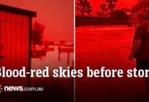 Apocalyptic Red Sky Ignites Viral Panic