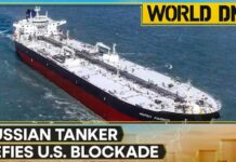 Russian Oil Tanker Defies US Blockade
