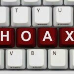 ABC’s Iran Drone HOAX Unravels Fast Close-up of a computer keyboard with the word HOAX spelled out in red keys