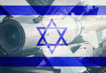Israeli Strikes Defy Ceasefire – See Why They Did It Missile with Israel flag overlay.
