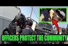 LAPD Officers Take Down Armed Suspect in Los Angeles Bodycam 911 Call