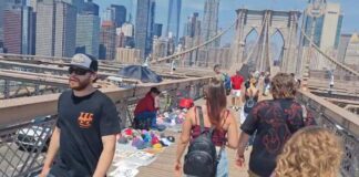 Brooklyn to Manhattan over the Brooklyn Bridge May 2026
