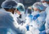 surgeons performing an operation