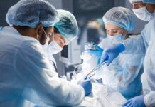 Hidden Trial, Dead Child, Tiny Fine surgeons performing an operation