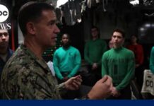 Double-Amputee Vet SHREDS Sailors Complaining About Food CENTCOM commander visits USS Lincoln after reports of conditions onboard