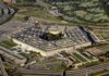 Pentagon building seen from above