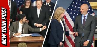 Maddening Moment Mamdani Hands Symbolic 9/11 Pen to Former al-Qaeda Lawyer