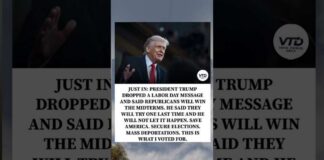 Donald Trump issues Labor Day message, targeting midterm elections and mass deportations.