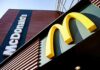 McDonald's restaurant exterior with golden arches sign