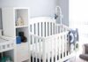 Custody War Turns Homicide White baby crib with mobile in a bright nursery