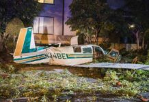 Pilot Tells Wife to PRAY After Engine Fails small airplane crash in residential area at night