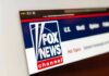 Fox News website logo on a computer screen