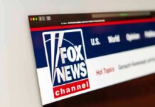 Fox News website logo on a computer screen