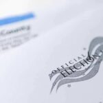 Official election mail envelopes with county label
